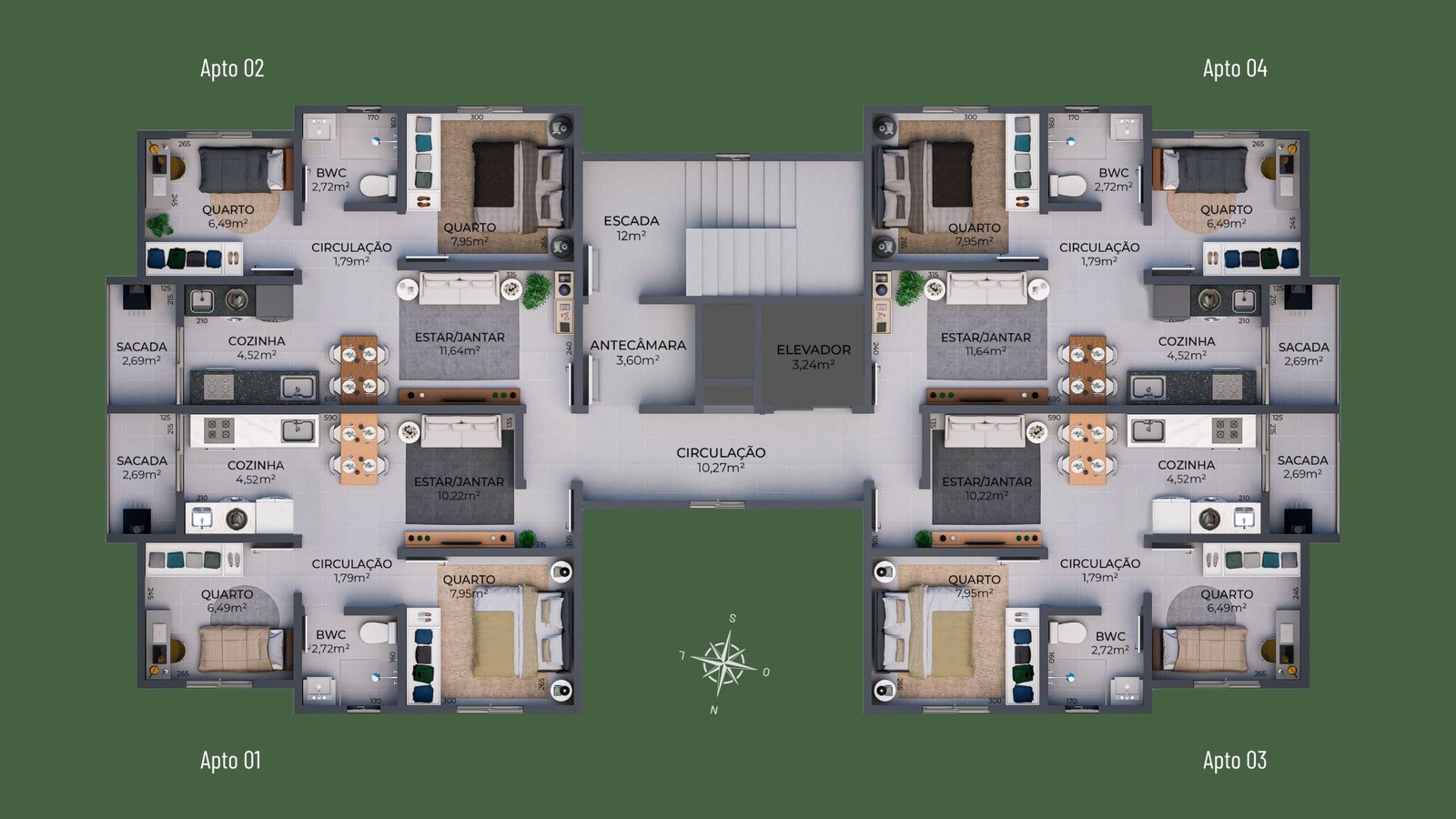 Planta do Residencial Vista
